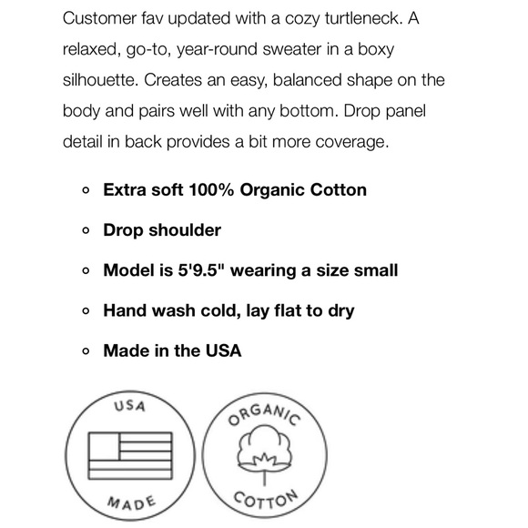 Emerson Fry Carolyn Turtleneck Sweater size small - Picture 3 of 6